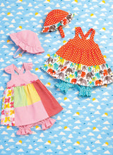 K0168 Babies Dress, Panties and Hat (size: All Sizes In One Envelope)
