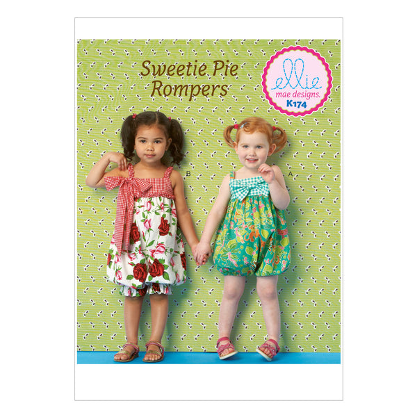 K0174 Toddlers' Rompers (size: All Sizes In One Envelope)