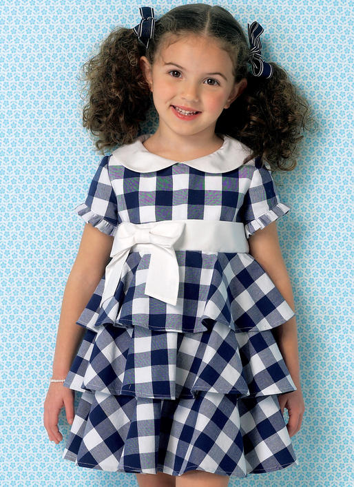 K0193 Children's/Girls'/Dolls' Dresses (size: XXS - L)