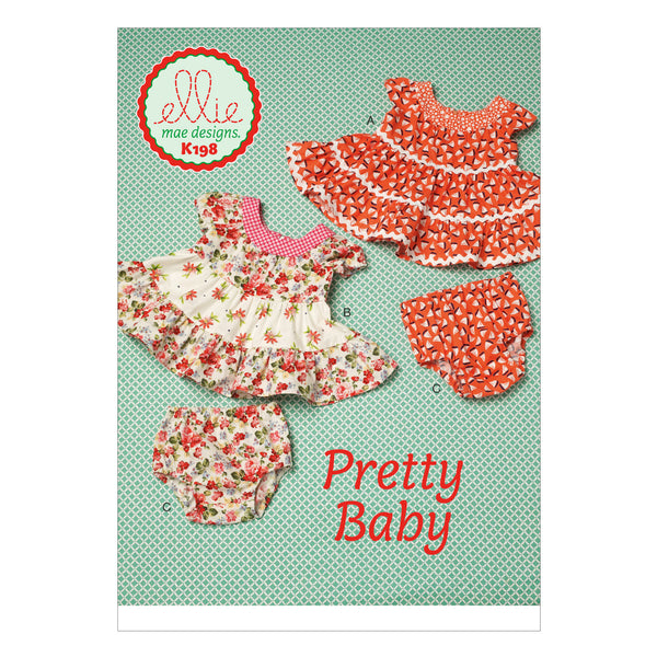 K0198 Baby Dresses and Panties (size: S - XXL)