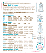 K0199 Girls' Dresses and Sash (size: XXS - L)