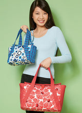 K0235 Lined Bags with Two Inside Pockets (size: One Size Only)