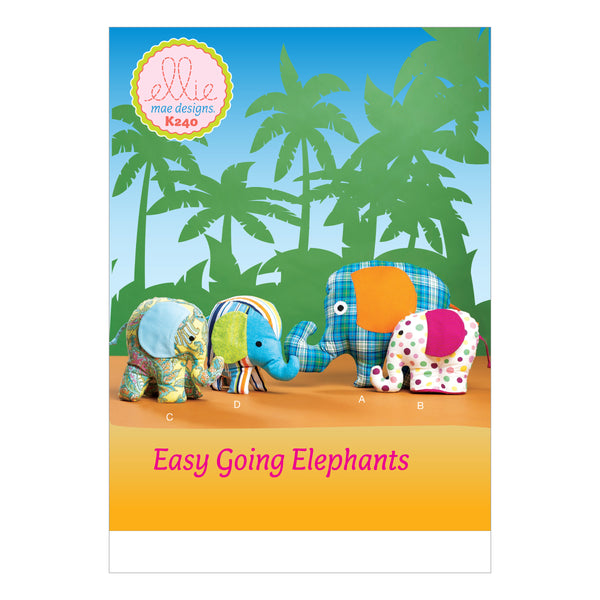 K0240 Stuffed Elephant Toys (size: One Size Only)