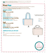 K0242 Quilted Bags (size: One Size Only)