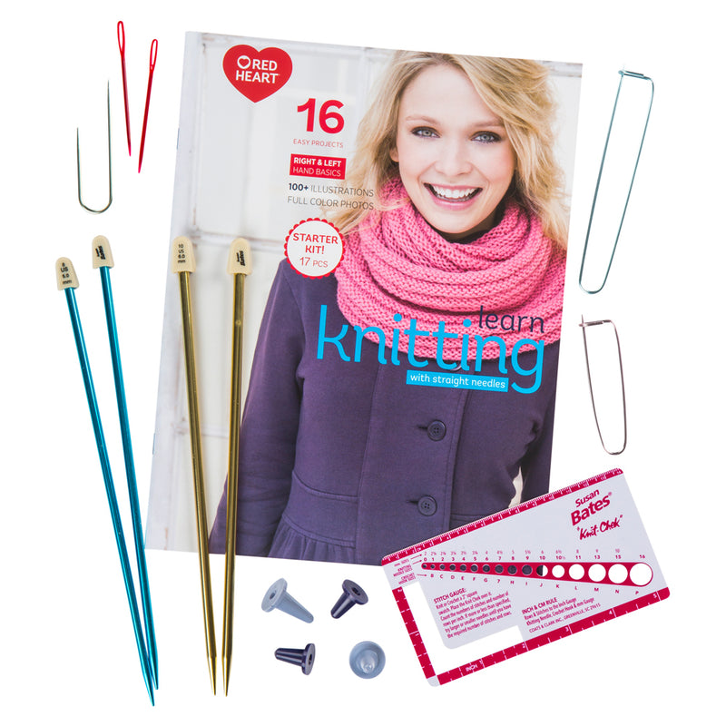 Susan Bates - LEARN TO KNIT KIT – Fabricville