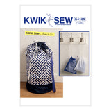 K4185 Drawstring Laundry Bags in Two Sizes (size: One Size Only)