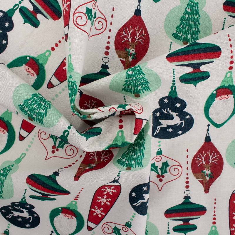 Christmas Prints - HENRY GLASS - Ornaments - White