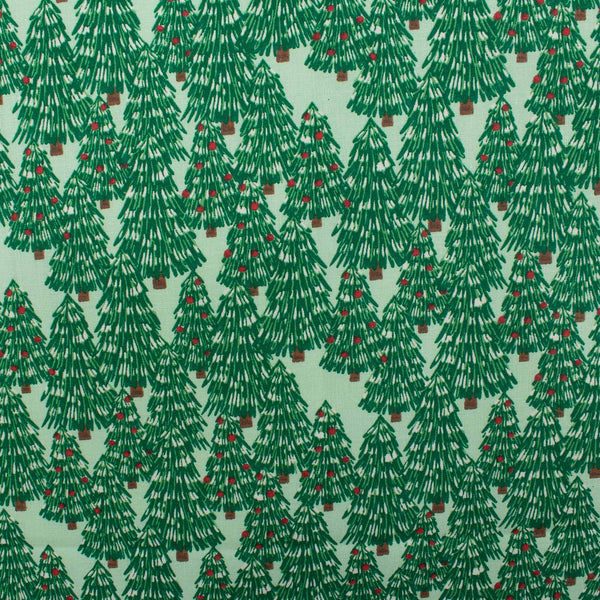Christmas Prints - HENRY GLASS - Fir - Green