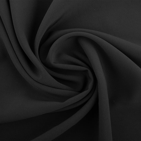 Tissu léger pour costume - CAPISSIMO - Noir charbon