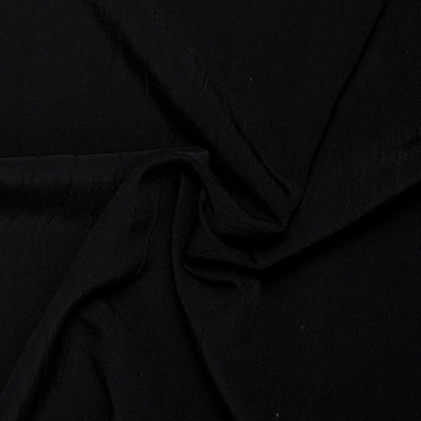 RECYCLED Solid Polyester - Black