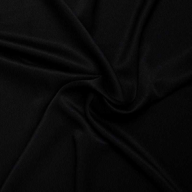 RECYCLED Solid Polyester - Black1