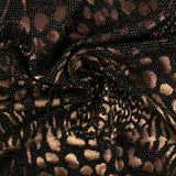 Shimmery holiday fabric - Tiger - Black