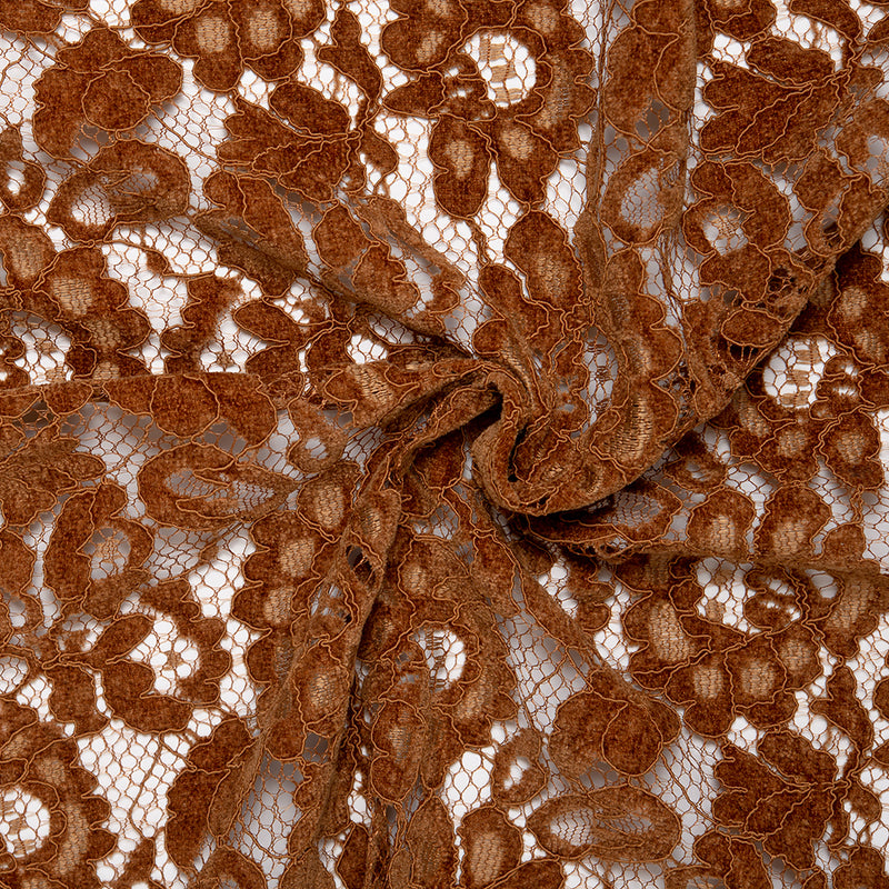 Chenille Lace - Brown
