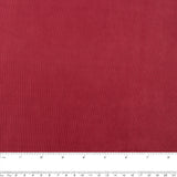 Fine Wale Corded Polyester - Red