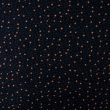 Wide printed flannelette - JASPER - Stars - Navy / Yellow