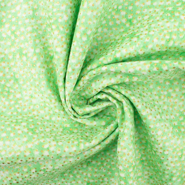 Printed Cotton - LUMINOSITY - Marble - Light green