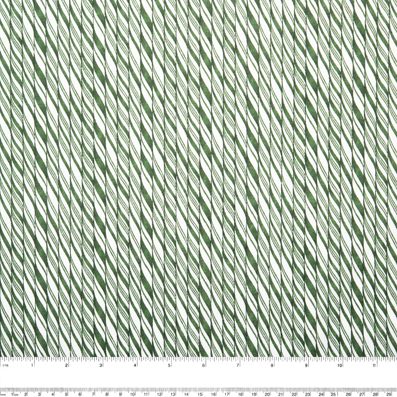 Holiday Minis - Candy cane stripes - Green