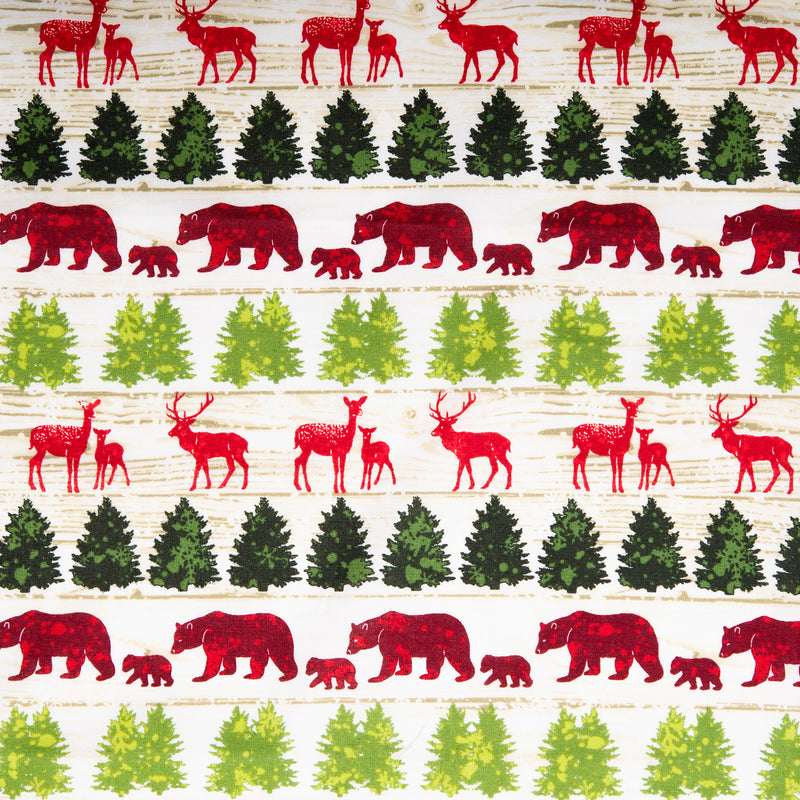 Country Christmas - Bears - Green
