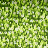 Country Christmas - Snowflakes - Green