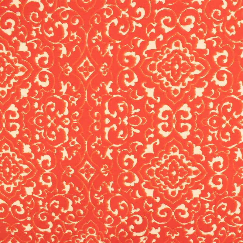 Stretch Crepe Print - MELANIE - Arabesque - Red