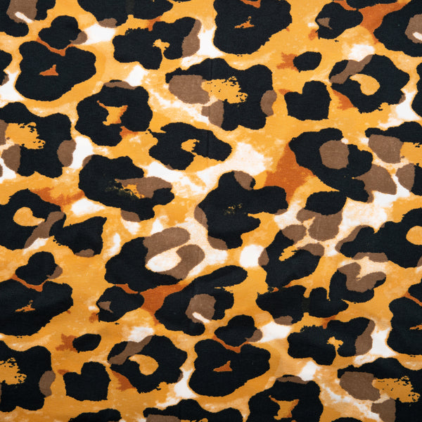 Peachskin - Leopard - Yellow