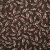 European Printed Knit - SOPHIA - Feathers - Brown