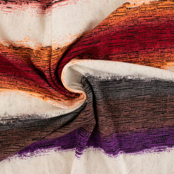 European Printed Knit - SOPHIA - Stripes - Purple