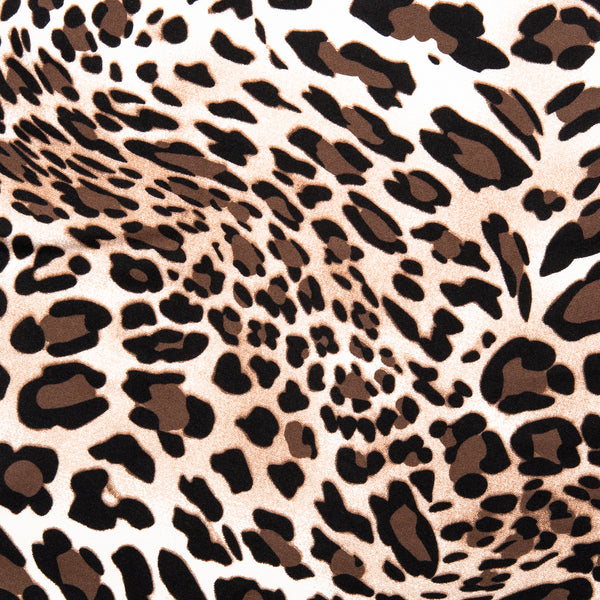 Brushed Knit - Leopard - Dark brown