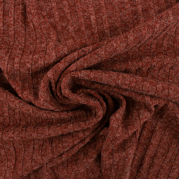 Tricot à  côtes - EMMA - Brique