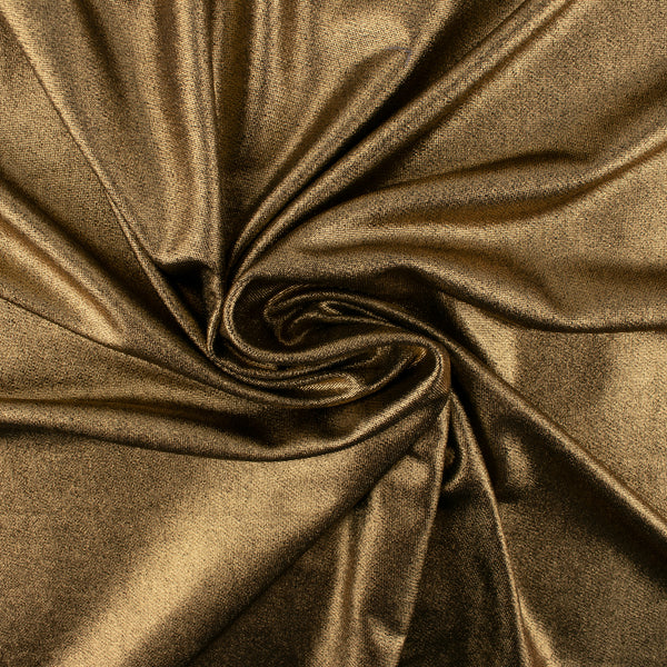 Foil Stretch Knit - Gold
