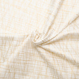 Printed Cotton - BLACK WHITE & 24 KARAT - Threads - Gold