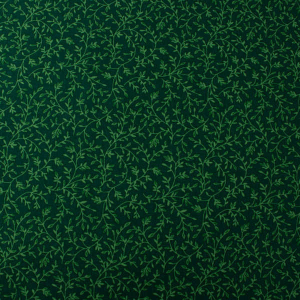 Printed Cotton - HARPERSFIELD - Leafs - Green