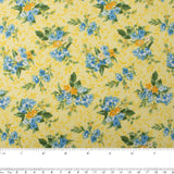 Printed Cotton - HARPERSFIELD - Clematis - Yellow