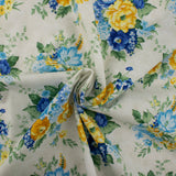 Printed Cotton - HARPERSFIELD - Florals - White