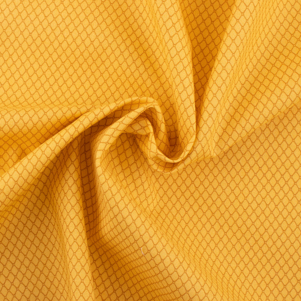 Printed Cotton - HARPERSFIELD - Trellis - Yellow