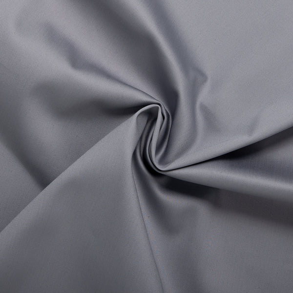 Stretch Cotton Sateen - LYDIA - Grey