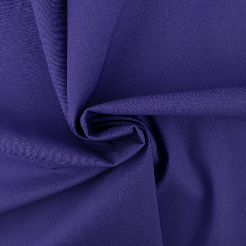 Stretch Cotton Sateen - LYDIA - Purple