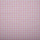 Novelty Fashion Cotton - Daisy / Plaids - Light pink