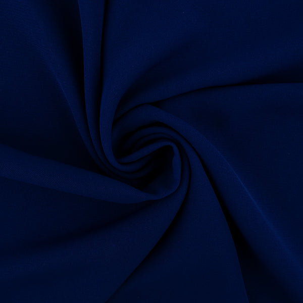 Solid Polyester - DALIA - French blue