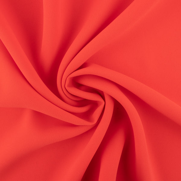 Solid Polyester - DALIA - Orange