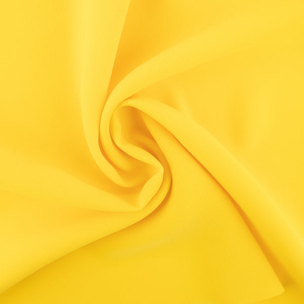 Solid Polyester - DALIA - Yellow