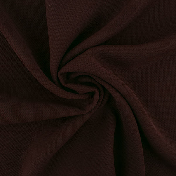 Solid Polyester - DALIA - Brown