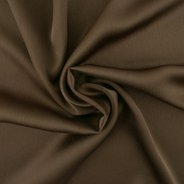 Solid Polyester - DALIA - Dark brown
