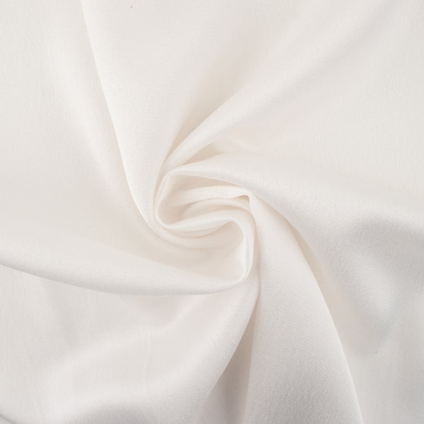 Polyester uni - DALIA - Blanc cassé