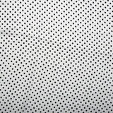 Polyester imprimé PETIT POIS - Blanc / Noir