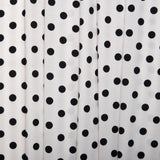 POLKA DOT Printed Polyester - Medium - White / Black