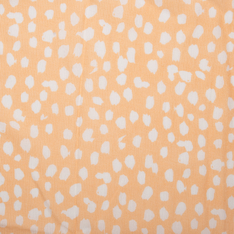 Viscose - CHLOE - Pois abstrait - Thé