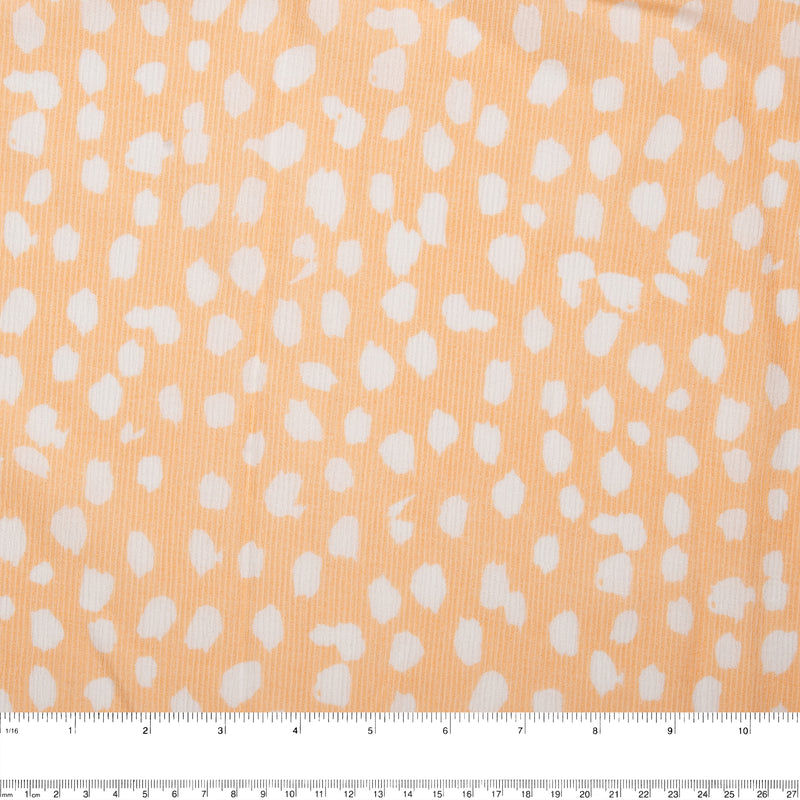 Viscose - CHLOE - Abstract dot - Tea