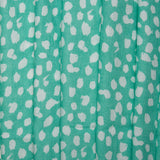 Viscose - CHLOE - Pois abstrait - Turquoise