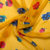 Printed Chiffon - CHANDA - Florals - Yellow